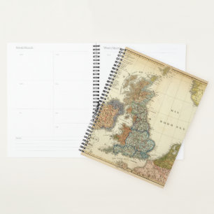 Sprachkarte der Britischen Inseln Planer