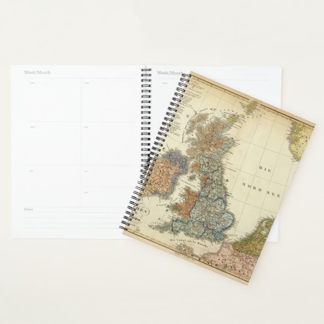 Sprachkarte der Britischen Inseln Planer (Anzeige)