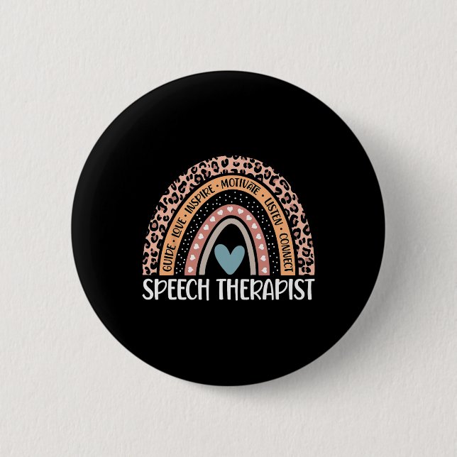 Sprachpathologe 100. Schultag Button (Vorderseite)