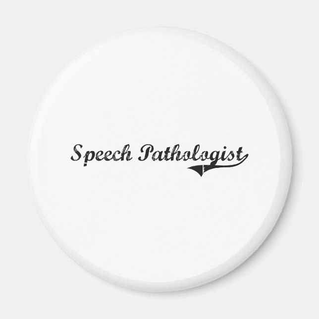 Sprachpathologe Beruflich Job Magnet (Vorne)