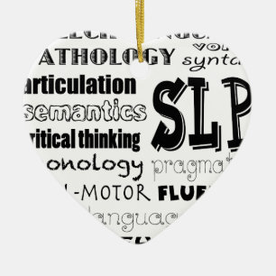 Sprachpathologe Keramikornament