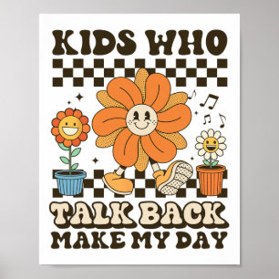 Sprachpathologe Kinder, die über Byck Mak sprechen Poster