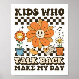 Sprachpathologe Kinder, die über Byck Mak sprechen Poster