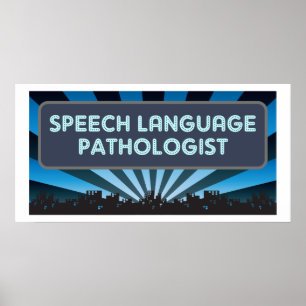 Sprachpathologe Marquee Poster