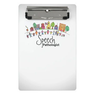 Sprachpathologe-Miniklemmbrett Mini Klemmbrett