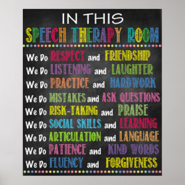 Sprachpathologe Office Decor Poster