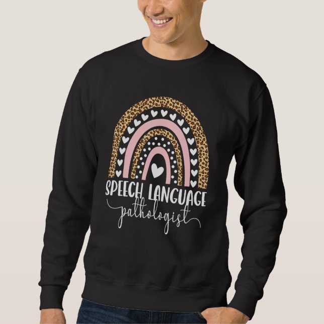 Sprachpathologe Rainbow Speech Therapy Sweatshirt (Vorderseite)