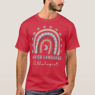 Sprachpathologe Rainbow Speech Therapy T-Shirt