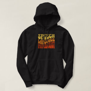 Sprachpathologe Retro Vintag Hoodie
