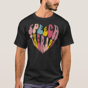 Sprachpathologe Sprechtherapie Herz T-Shirt