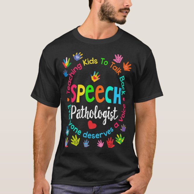 Sprachpathologe spricht Pathologe T-Shirt (Vorderseite)