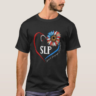 Sprachpathologe Sunflower Stethoscope T-Shirt