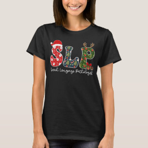 Sprachpathologe Weihnachten SLP Xmas T-Shirt