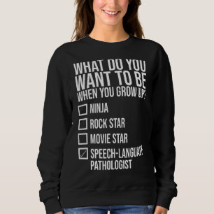 Sprachpathologie I Liebe Speech Therapy S Sweatshirt