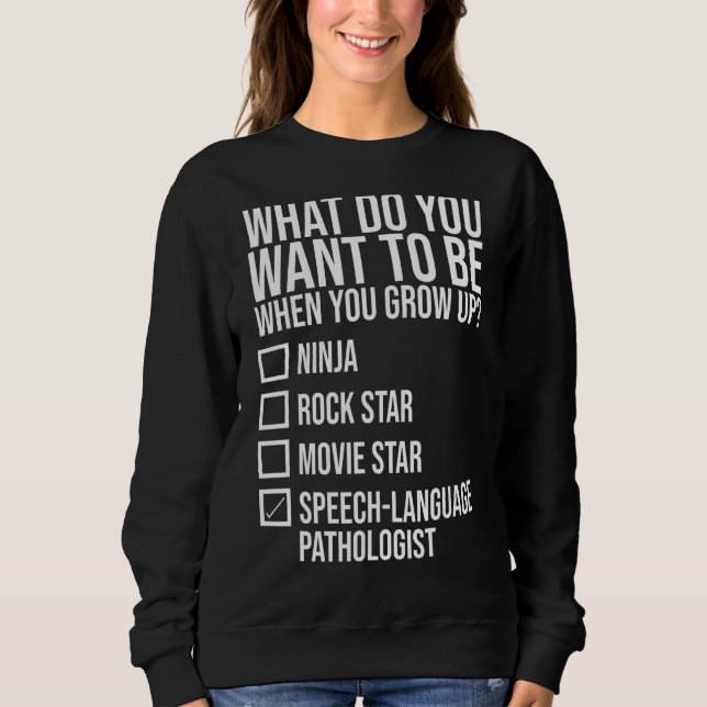 Sprachpathologie I Liebe Speech Therapy S Sweatshirt (Vorderseite)