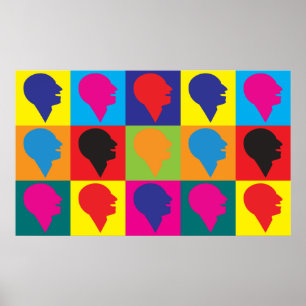 Sprachpathologie Pop Art Poster