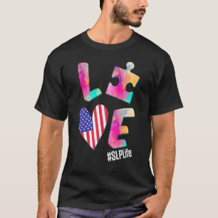 Sprachpathologie Puzzles Autismus Bewusstsein T-Shirt