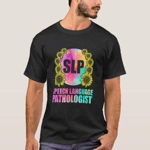 Sprachpathologie Therapie Blume Autismus Bewusstse T-Shirt