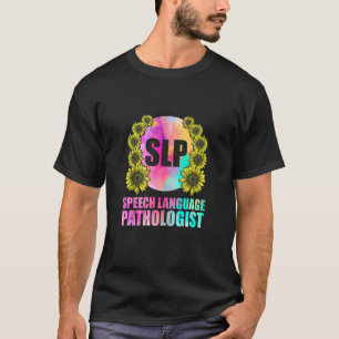 Sprachpathologie-Therapie-Blume Autismusrisiko M T-Shirt