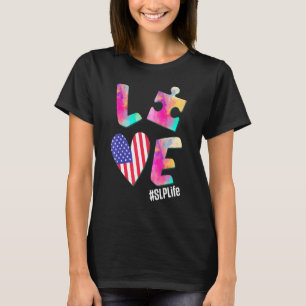 Sprachpathologie-Therapie-Rätsel Autismus-Bewussts T-Shirt