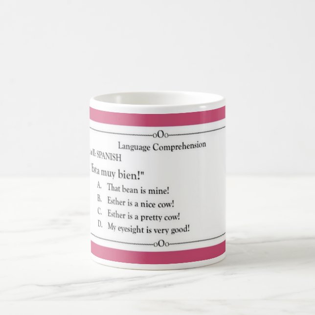 Sprachsammlung - Spanisch 1 Kaffeetasse (Mittel)