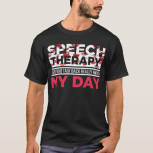 Sprachtherapie Bewertung Kid Logopedics Lehrer T-Shirt