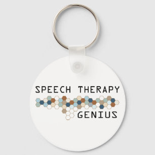 Sprachtherapie-Genie Schlüsselanhänger