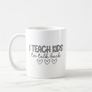 Sprachtherapie Ich Lehre Rücksprache Sprechen Spra Kaffeetasse