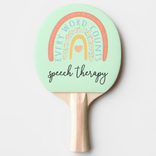 Sprachtherapie II - Jedes Wort zählt Tischtennis Schläger