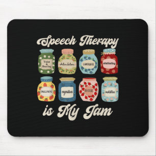 Sprachtherapie ist mein Jam Slp Sprachpatho Mousepad