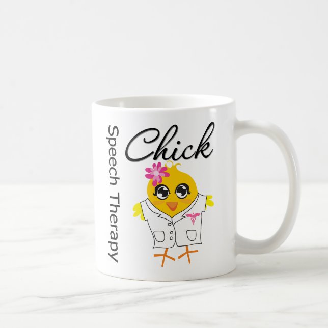 Sprachtherapie-Küken Tasse (Rechts)