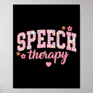 Sprachtherapie Osterkommunikationstherapeut Slp Poster