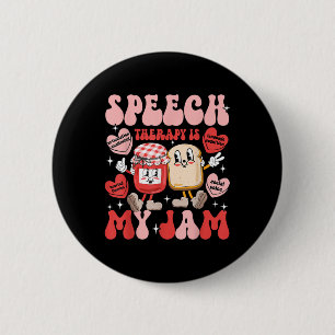 Sprachtherapie-Pathologie ist mein Jam Candy Heart Button
