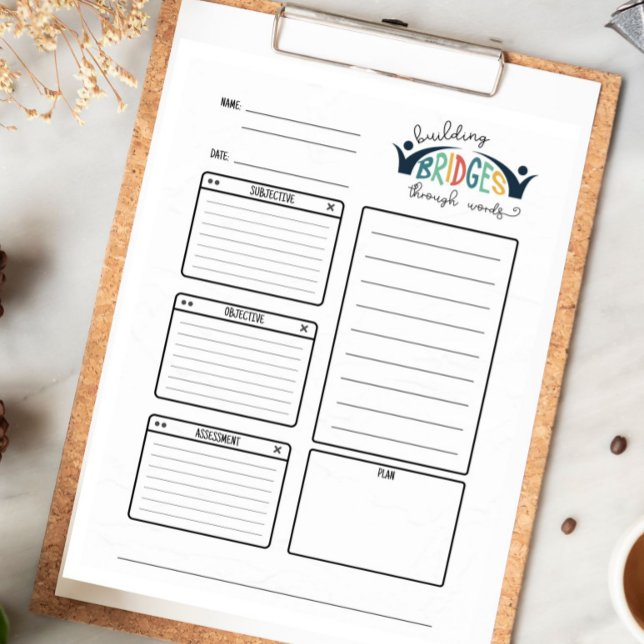 Sprachtherapie SLP SOAP Abreißen Notepad Notizblock (Von Creator hochgeladen)