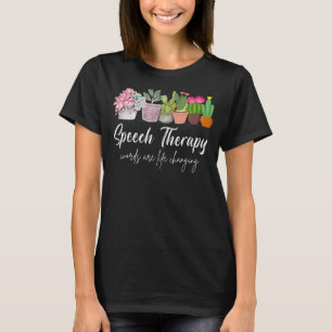 Sprachtherapie SLP Sprachpathologie Niedlich T-Shirt