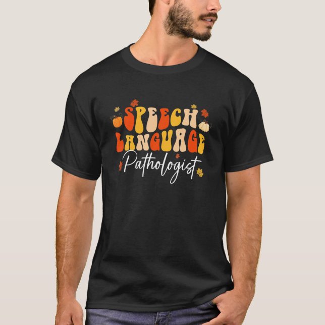 Sprachtherapie Sprachpathologe Fall Au T-Shirt (Vorderseite)