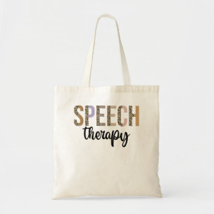 Sprachtherapie Sprachpathologe gibt T Tragetasche