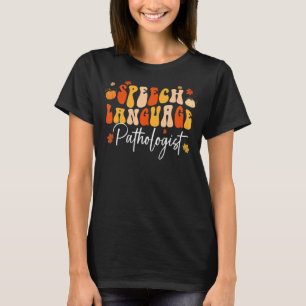 Sprachtherapie Sprachpathologe Retro F T-Shirt