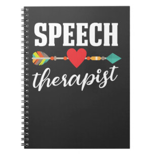 Sprachtherapie Sprachpathologe SLP Notizblock