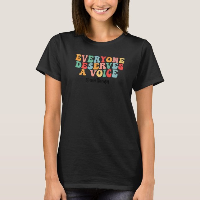 Sprachtherapie Sprachpathologe SLP Tee (Vorderseite)