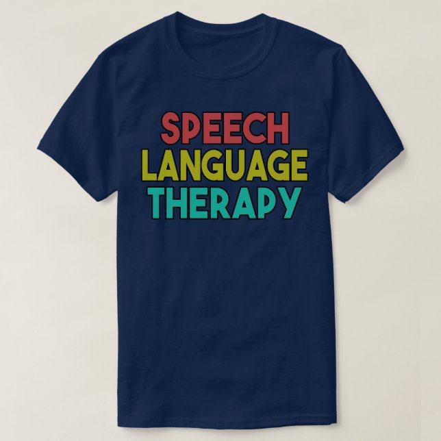 Sprachtherapie T-Shirt (Design vorne)