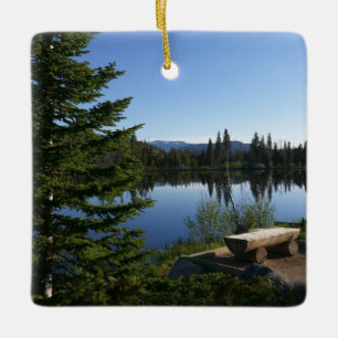 Sprague Lake Blick Keramikornament