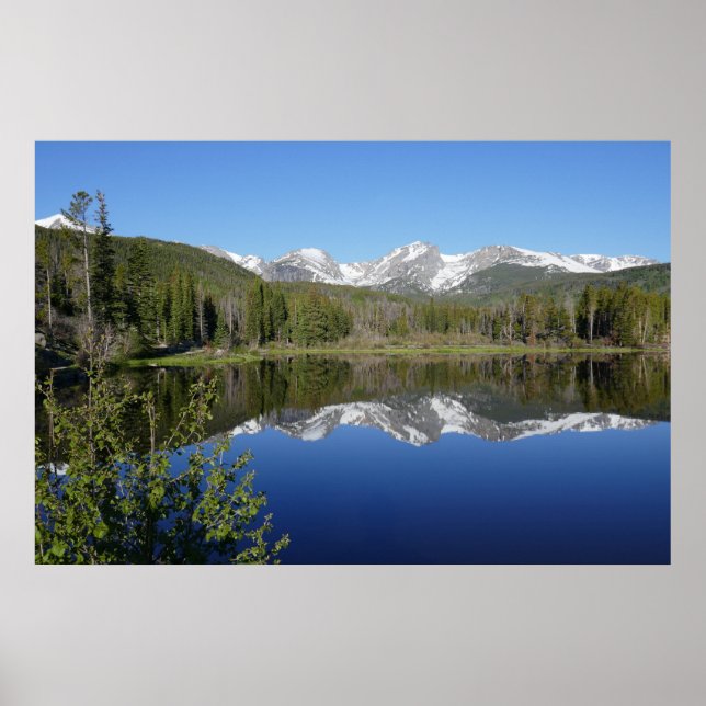 Sprague Lake I im Rocky Mountain National Park Poster (Vorne)