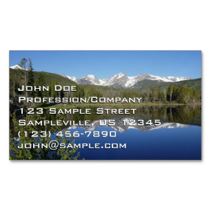 Sprague Lake I im Rocky-Mountain-Nationalpark Magnetische Visitenkarte