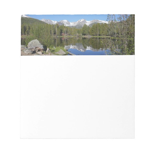 Sprague Lake II im Rocky Mountain National Park Notizblock (Vorderseite)