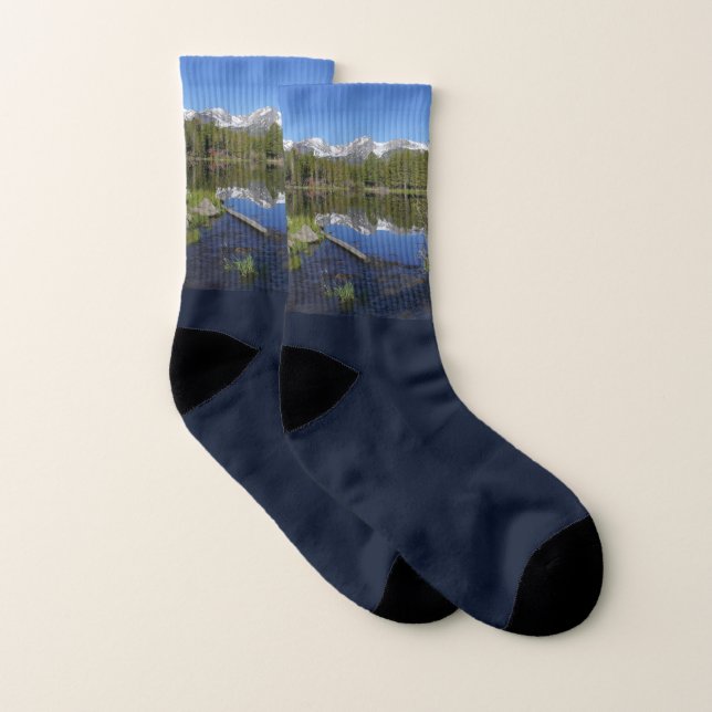 Sprague Lake II im Rocky Mountain National Park Socken (Paar)