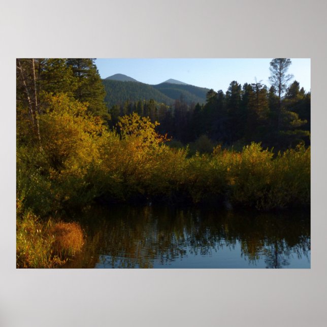 Sprague Lake im Herbst Poster (Vorne)