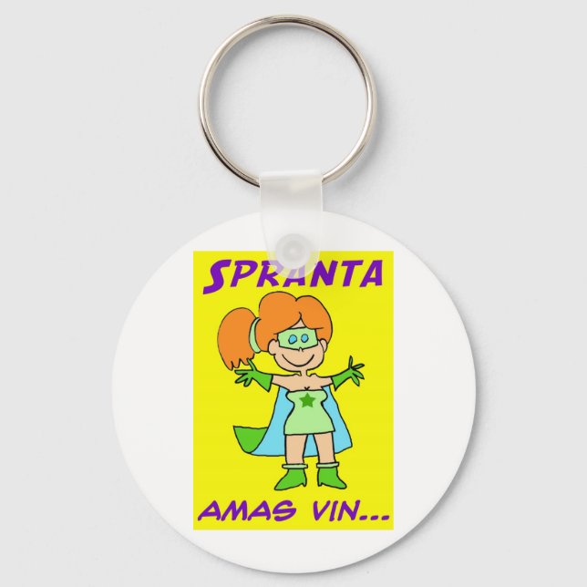 Spranta esperanto amas vin schlüsselanhänger (Vorderseite)
