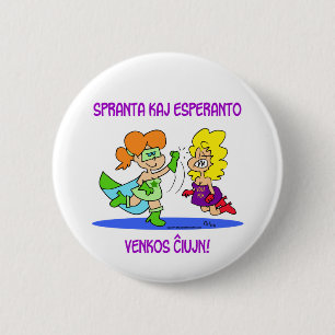 spranta kaj Esperanto venkos chiujn cxujn ciujn Button