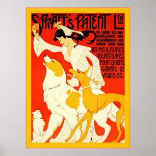Spratt's Patent Ltd ~ Vintage französische Werbung Poster
